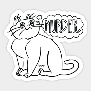 Murder Mittens Sticker